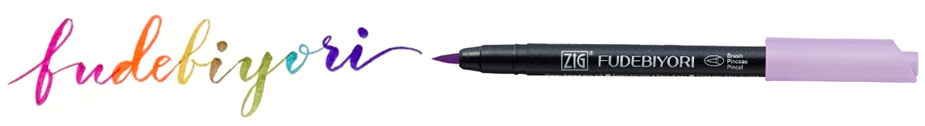 Brush Pen Kuretake Fudebiyori otwarty, z nałożoną skuwką